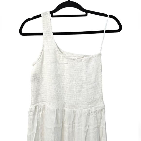 Becca by Rebecca Virtue Ponza Smocked One Shoulder Dress Size M - Picture 3 of 8